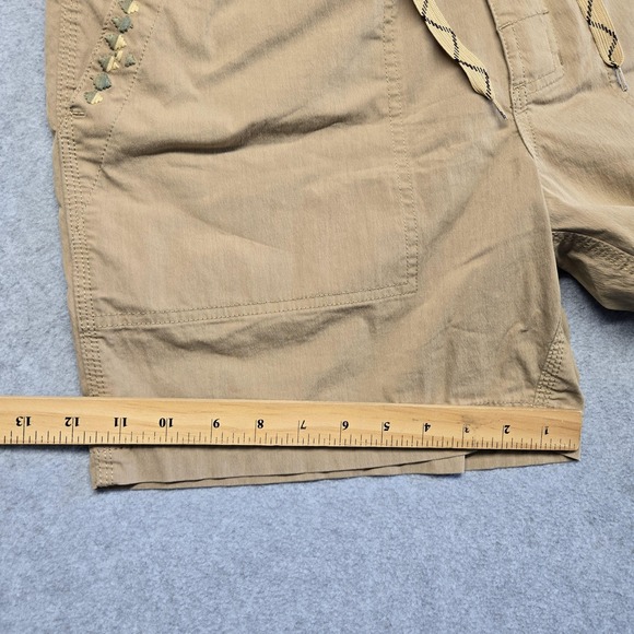 Howler Bros Shorts Mens Medium Beige Chino Elastic Waist Drawstring Outdoor - Picture 16 of 16